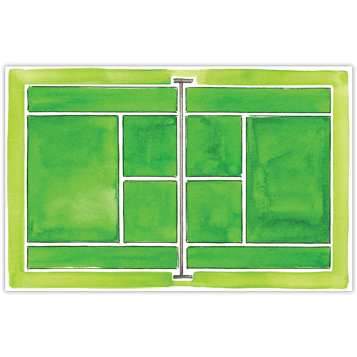Hand Painted Tennis Court Placemats