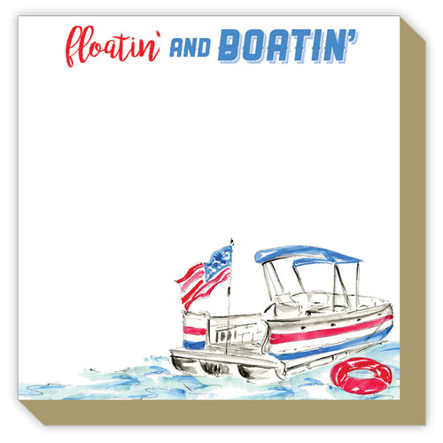 Floatin' and Boatin' Luxe Notepad