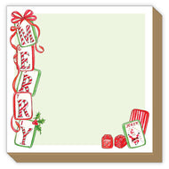 Merry Mahjong Bow Luxe Notepad