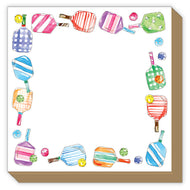 Striped Paddle Pickleball Luxe Notepad