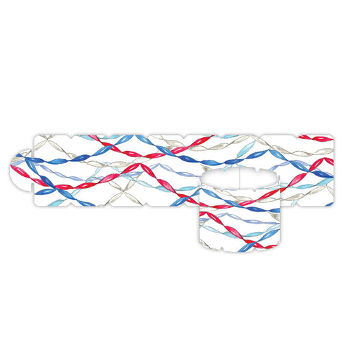 Red White & Blue Streamers Napkin Ring