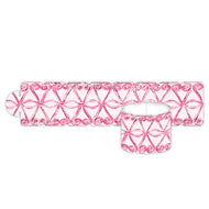 Pink Rattan Swirl Napkin Rings