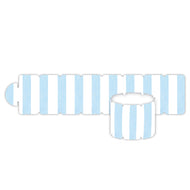 Sky Blue Cabana Stripe Napkin Ring
