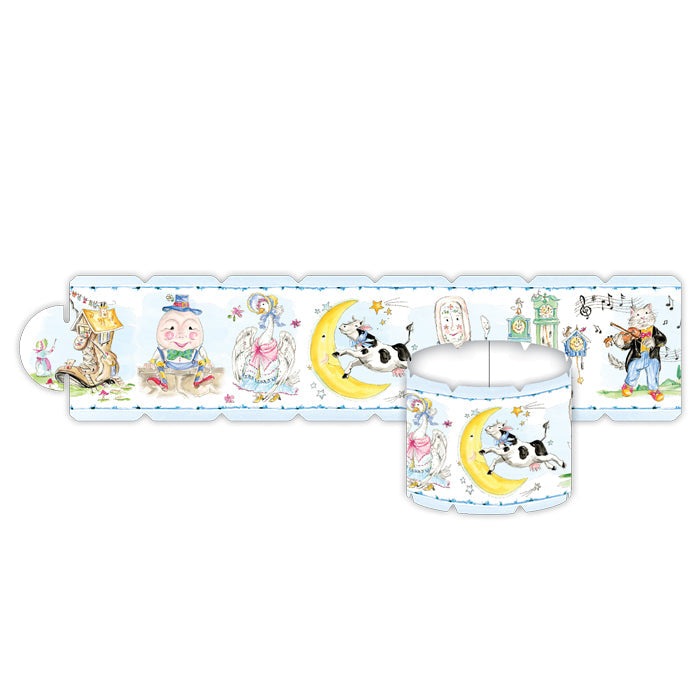 Hand Painted Nursery Rhyme Characters Napkin Rings