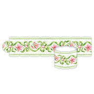 Green & Coral Garden Party Napking Ring