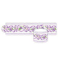 Lavender Garden Party Napkin Ring