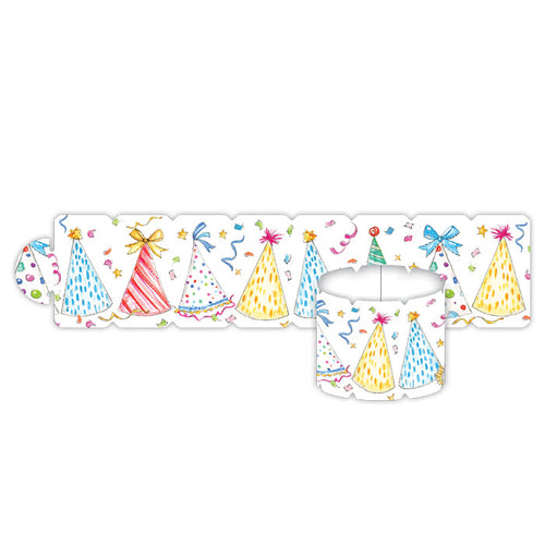 Colorful Birthday Party Hats Napkin Rings