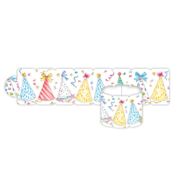 Colorful Birthday Party Hats Napkin Rings
