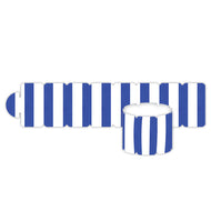 Vertical Royal Blue Stripes Napkin Ring