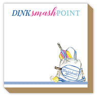 Dink Smash Point Pickleball Bag Icons Luxe Notepad