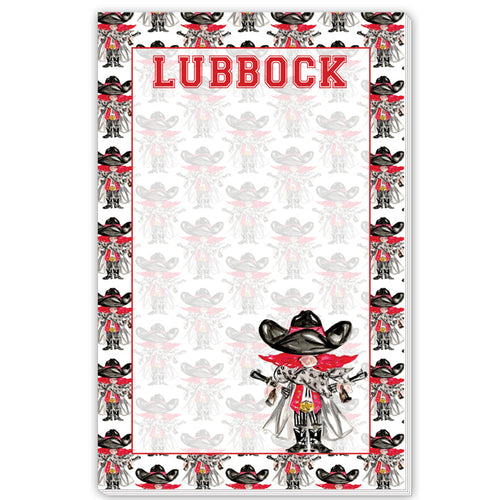 Lubbock Raider Large Notepad