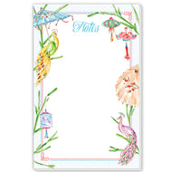 Mahjong Parasol & Peacock Large Notepad