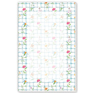 Mahjong Bamboo Floral Large Notepad