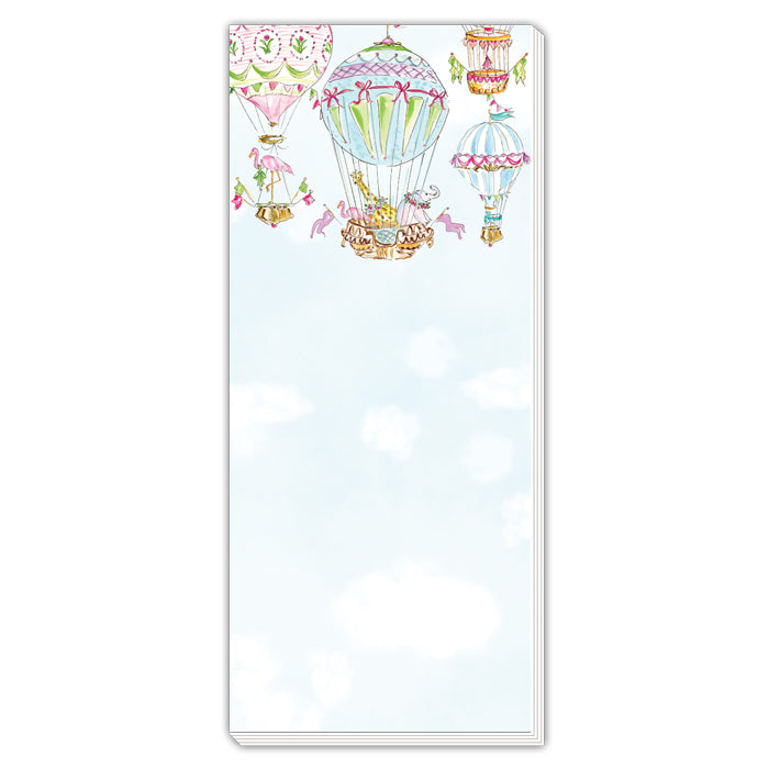 Hot Air Balloons in the Sky Skinny Notepad