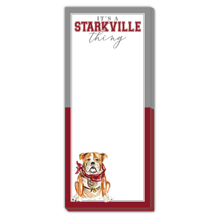 It's A Starkville Thing Cowboy Skinny Notepad