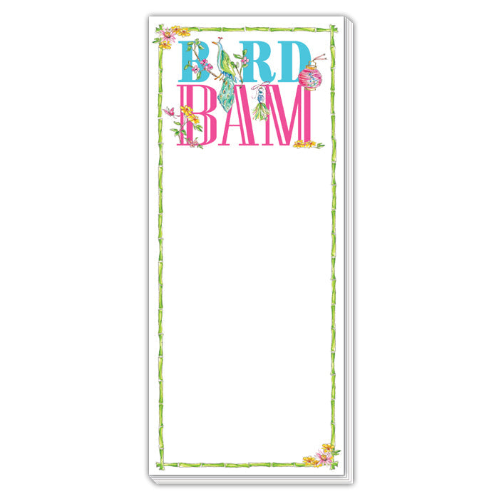 Brid Bam Bamboo Mahjong Icons Skinny Pad