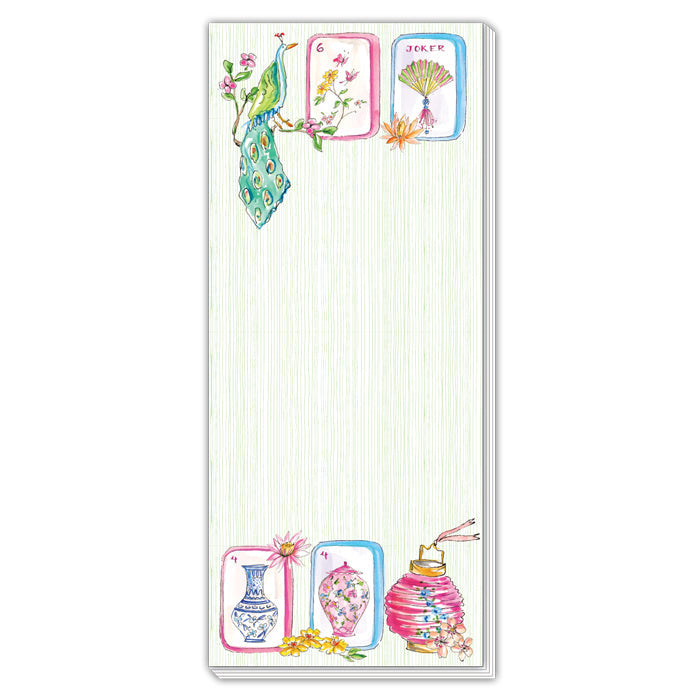Mahjong Tiles - Bird Bam  - Lantern Skinny Pad