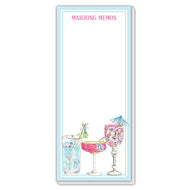 Mahjong Cocktails Mahjong Memos Skinny Notepad