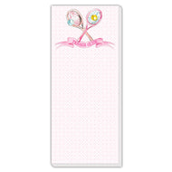 Tennis Club Skinny Notepad