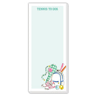 Tennis To-Dos Skinny Notepad