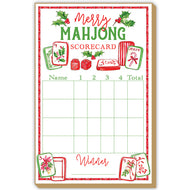 Merry Mahjong Scorecard Notepad