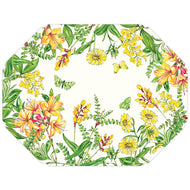 Green Botanical Posh Die-Cut Placemats