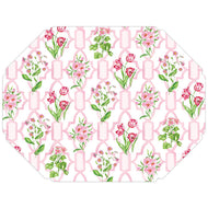 Pink Botanical Pattern Posh Die-Cut Placemats