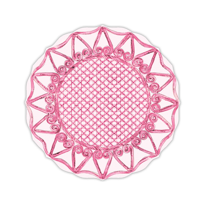 Pink Cane Posh Die-Cut Placemats