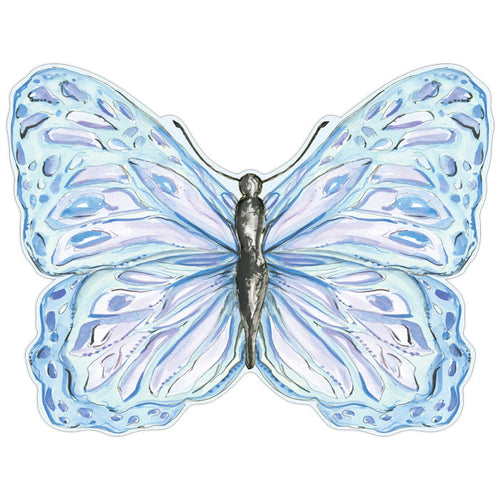 Blue Butterfly Posh Die-Cut Placemats