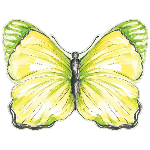 Green Butterfly Posh Die-Cut Placemats