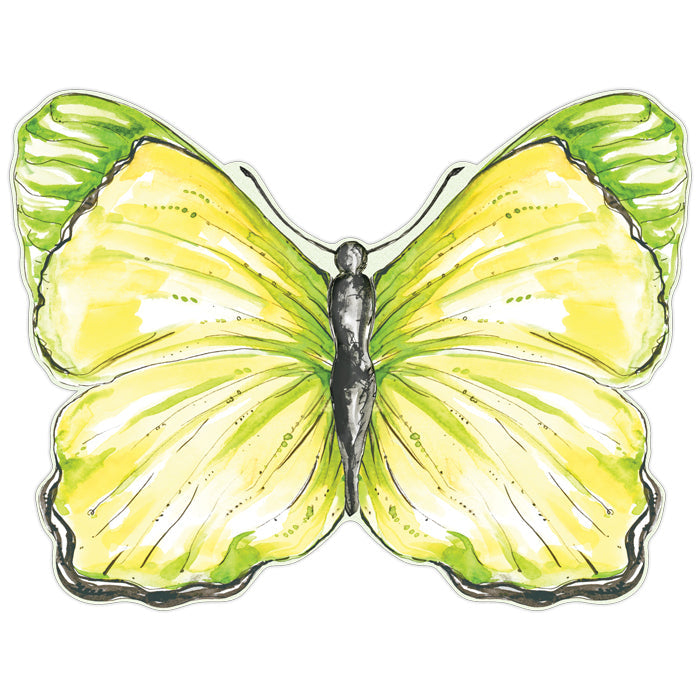 Green Butterfly Posh Die-Cut Placemats
