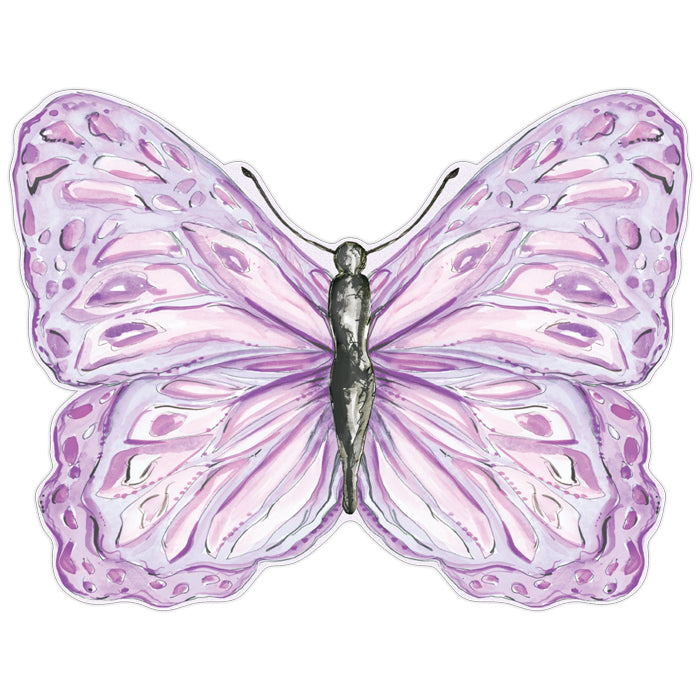 Lavender Butterfly Posh Die-Cut Placemats