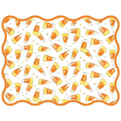 Candy Corn Posh Die-Cut Placemats