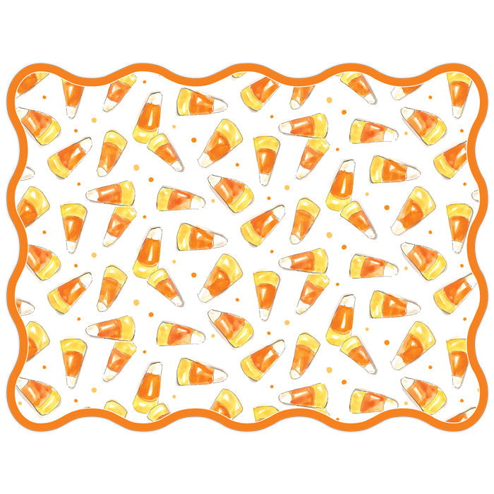 Candy Corn Posh Die-Cut Placemats