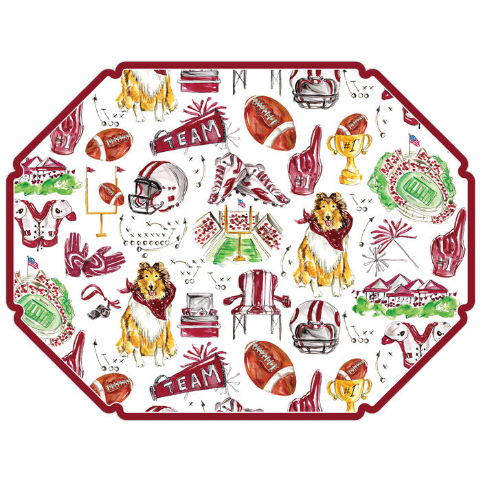 Texas A&M Icons Posh Die-Cut Placemats