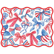 Patriotic Bows Posh Die-Cut Placemat
