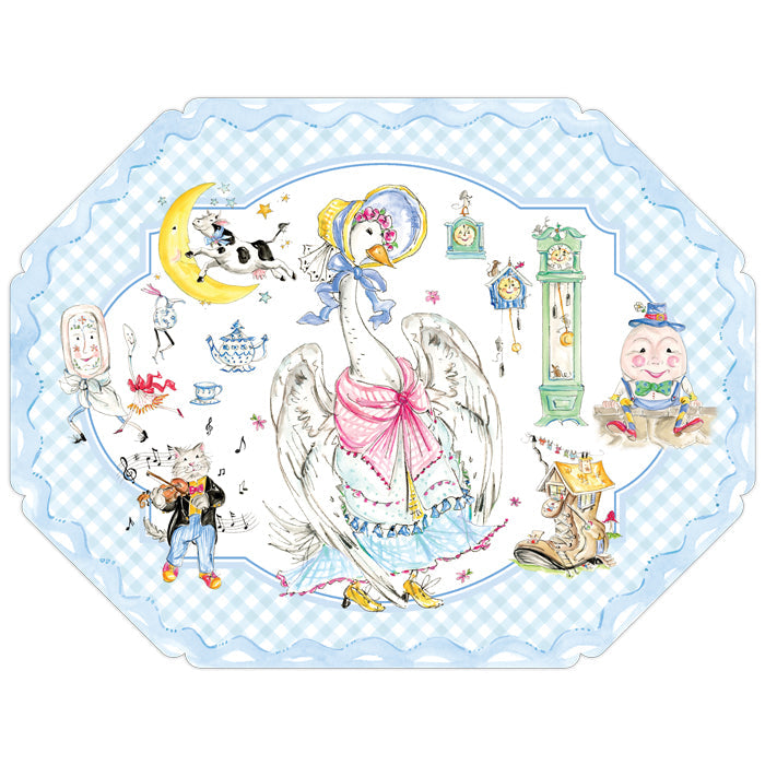 Nursery Rhyme Characters Posh Die-Cut Placemat