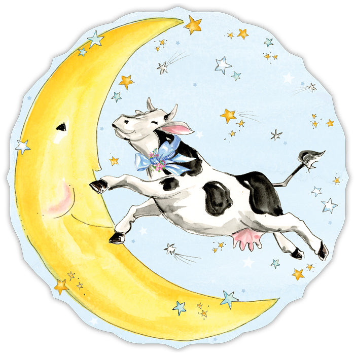 The Cow Jumped Over The Moon Posh Die-Cut Placemats