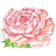 Coral Garden Party Flower Posh Die-Cut Placemat
