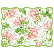 Blush Garden Party Flowers Posh Die-Cut Placemat