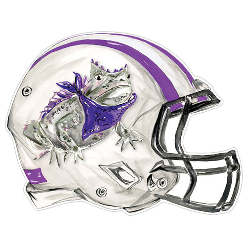 Horned Frog Helmet Posh Die-Cut Placemats