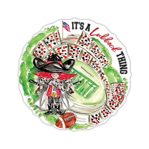 "It's A Lubbock Thing"Posh Die-Cut Placemats