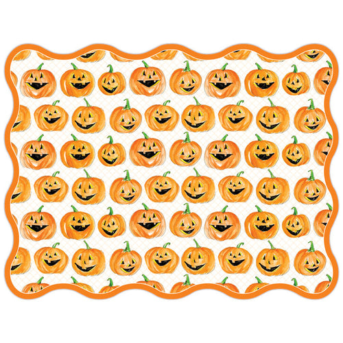 Jack-O-Lantern Repeat Posh Die-Cut Placemats