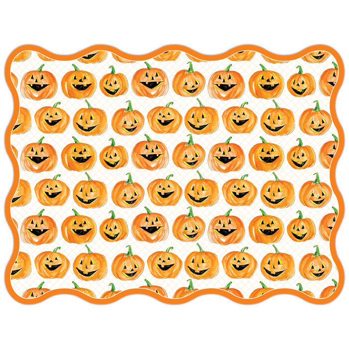Jack-O-Lantern Repeat Posh Die-Cut Placemats