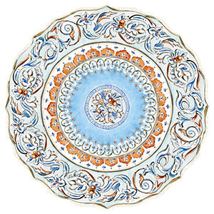 Autumn Feast Fall Filigree Posh Die-Cut Round Placemats