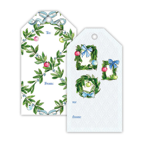 Winter Wonderland Trellis Gift Tags