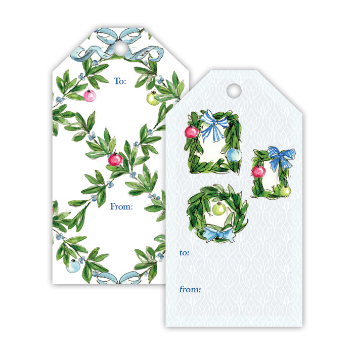 Winter Wonderland Trellis Gift Tags