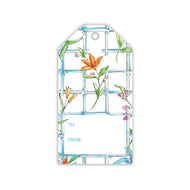 Mahjong Bamboo Floral Gift Tags
