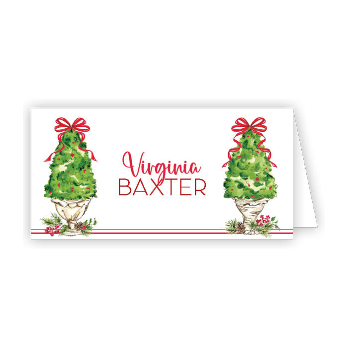 Red Cane Place Cards