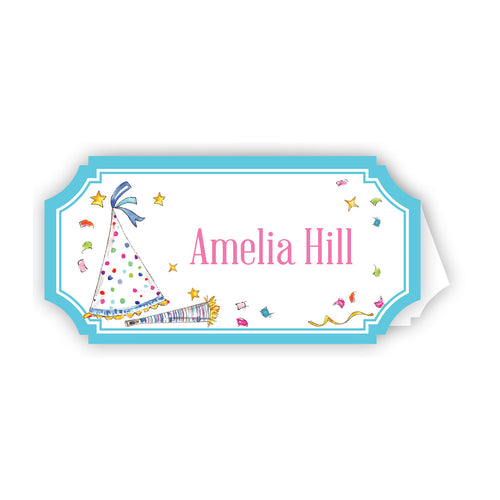 Birthday Party Hat Place Card